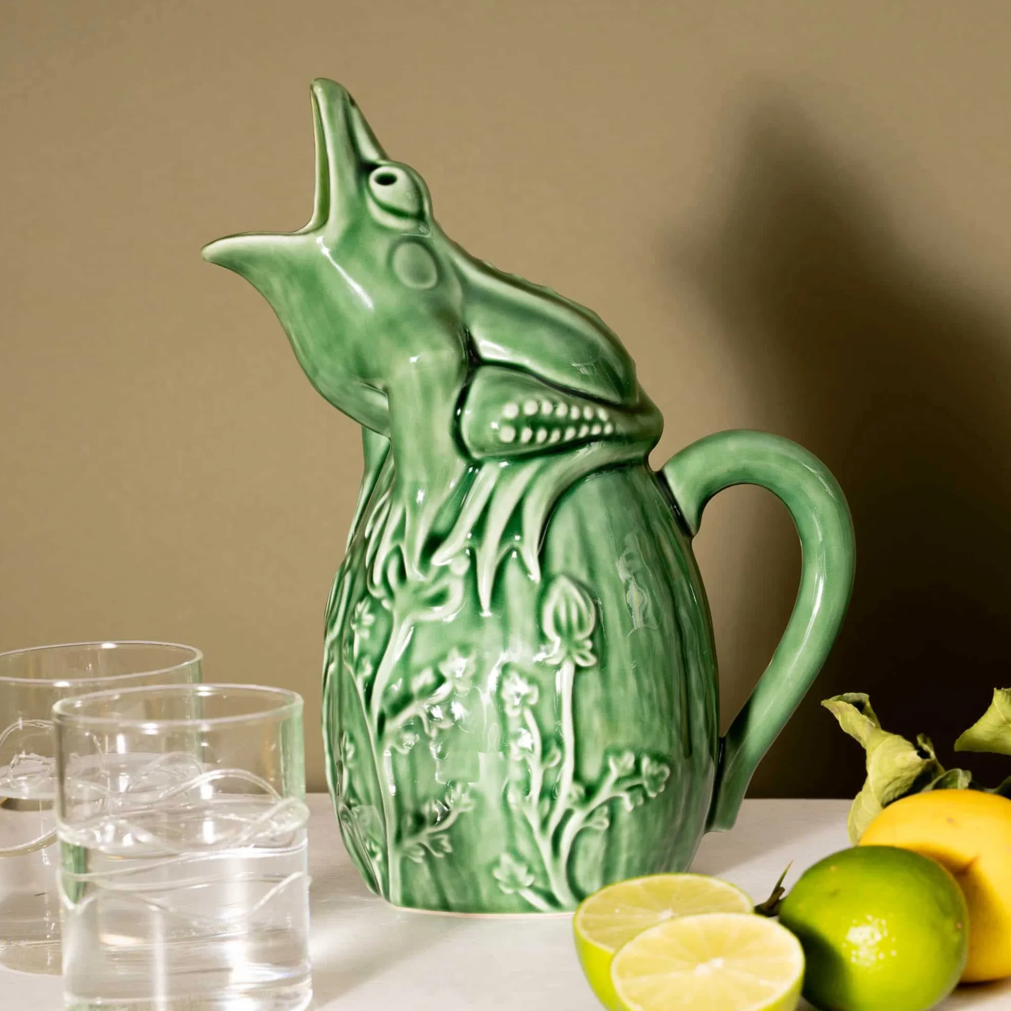 Outlet Green Frog Pitcher Tableware Brands