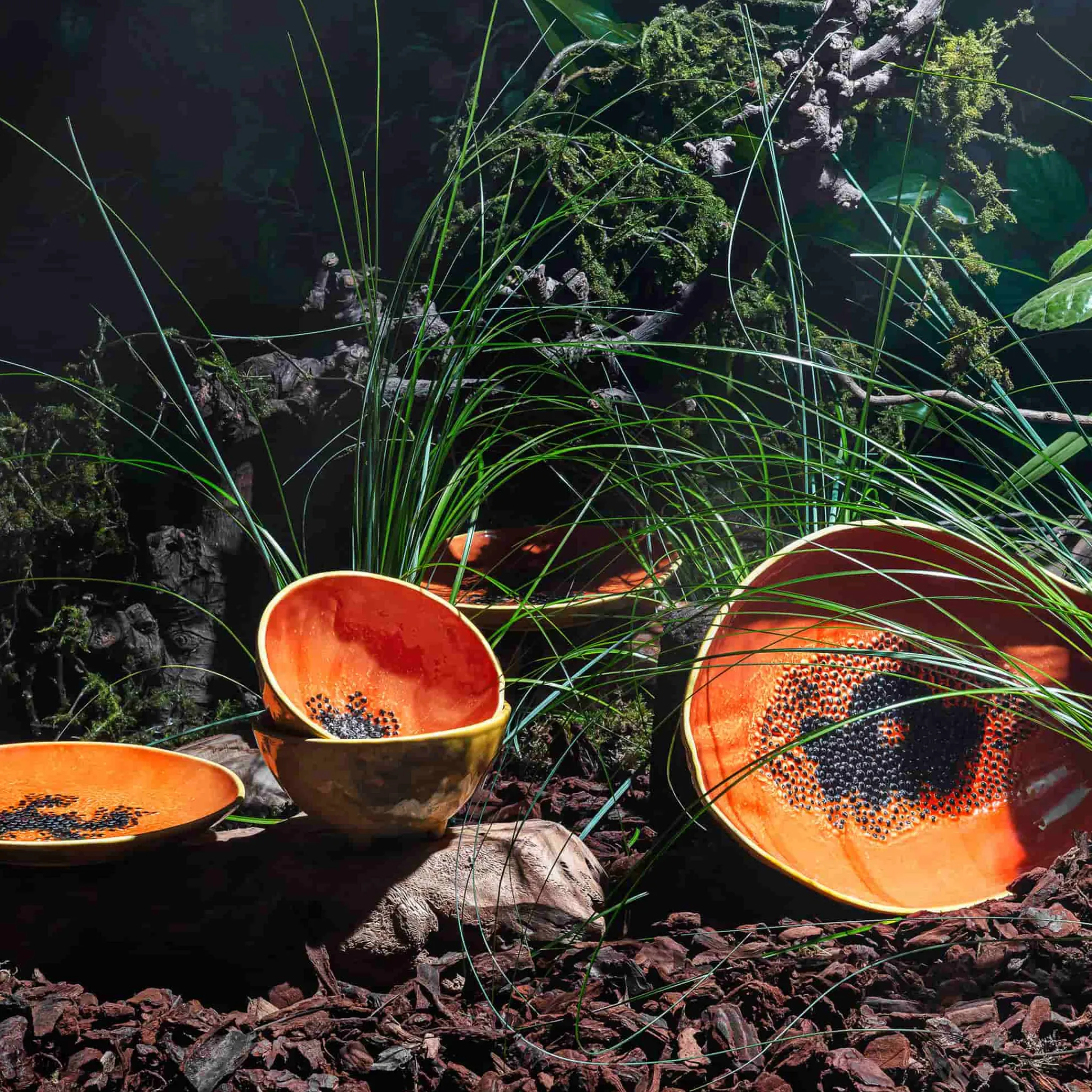 Outlet Tropical Fruits Papaya Small Bowl, 14x14cm Crockery & Dinnerware|Bowls