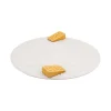 Sale White Cheese Tray with Yellow Cheese Table Setting|Serveware