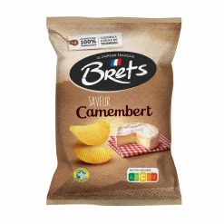 New Bret's Camembert Crisps, 125g Snacks|Ingredients Brands