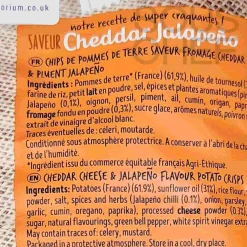 Outlet Bret's Cheddar Jalepeno Crisps, 125g Ingredients Brands|Snacks