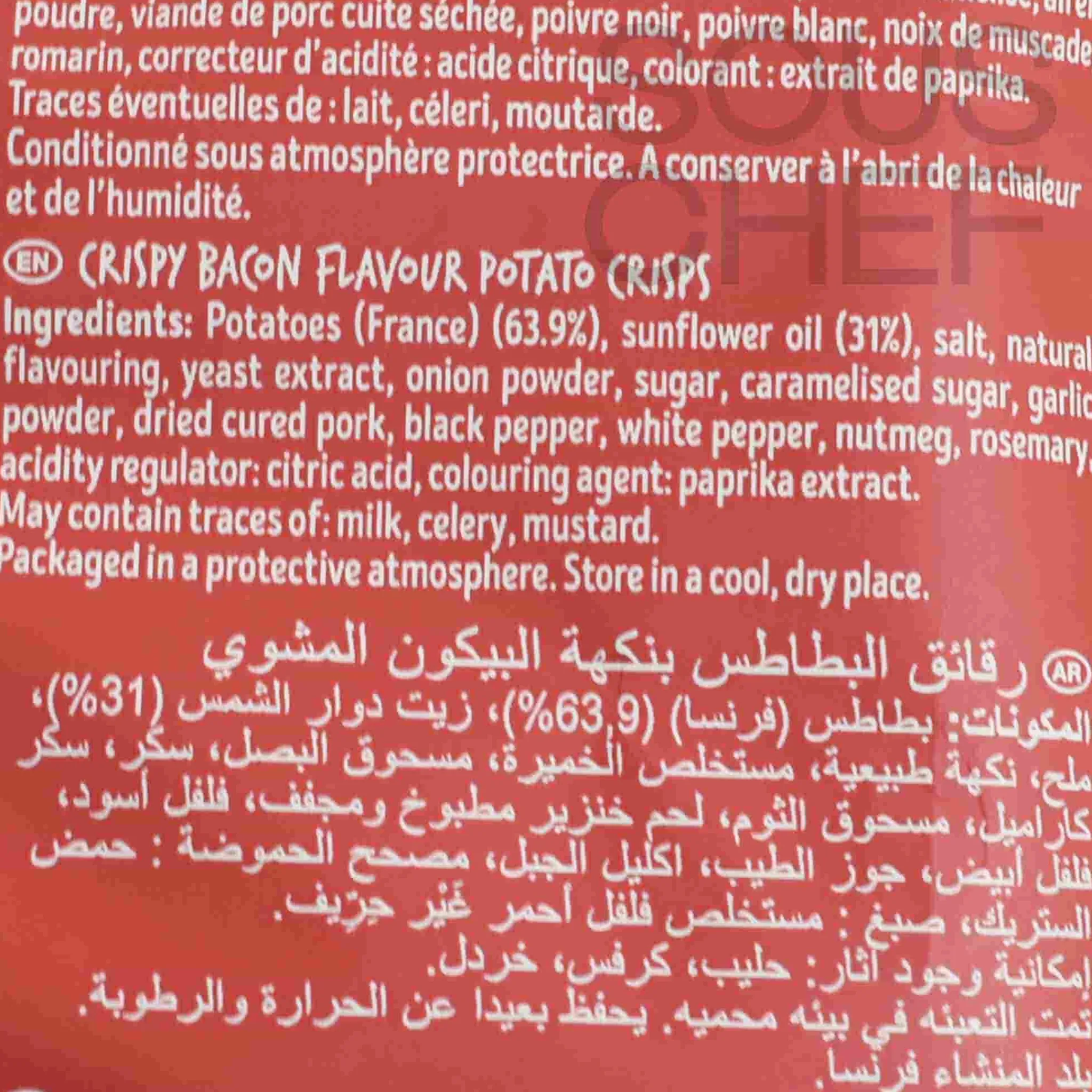 Outlet Bret's Grilled Bacon Crisps, 125g Snacks|Ingredients Brands