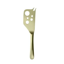 Brushed Champagne Gold Semi-Soft Cheese Knife Cutlery|Tableware Brands
