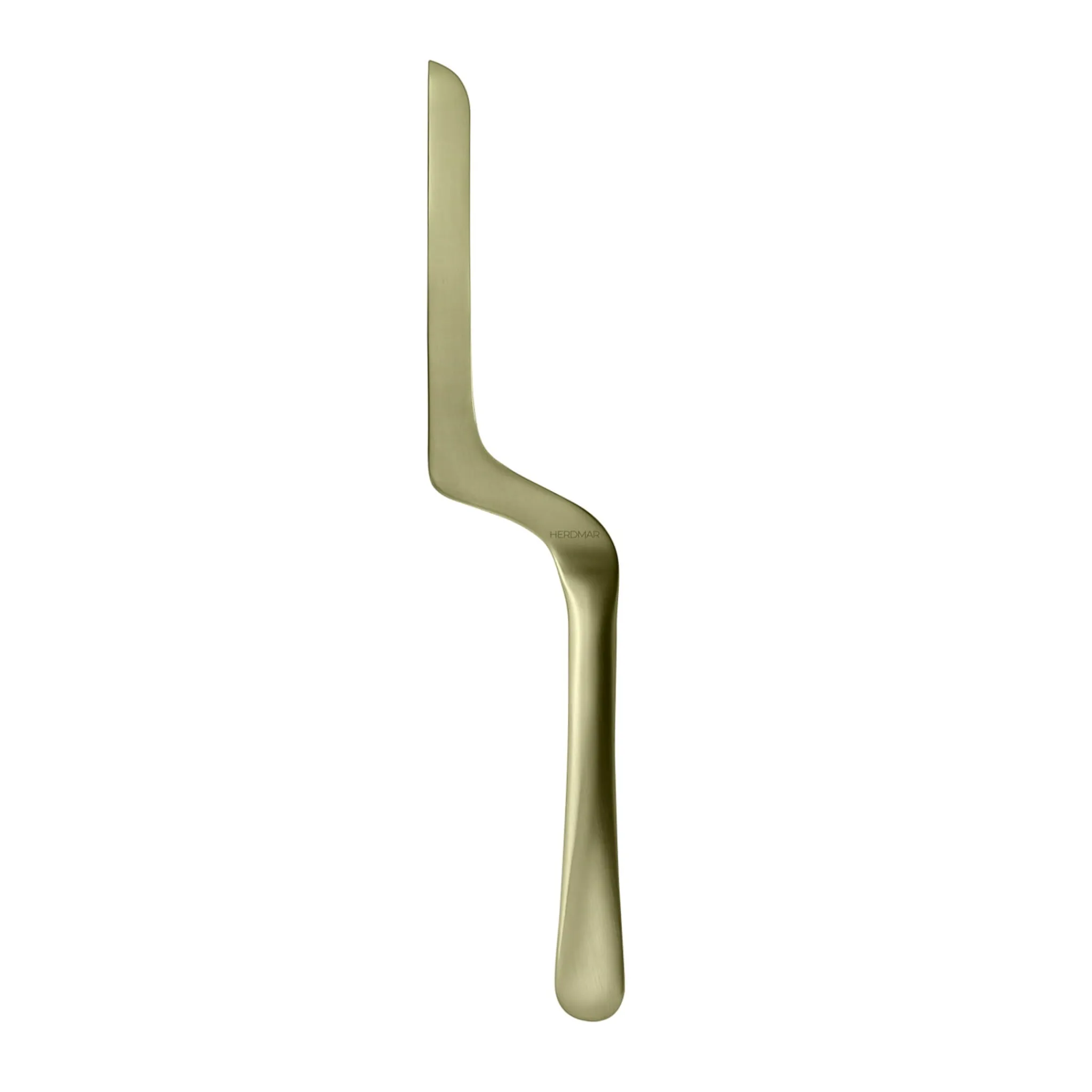 Discount Brushed Champagne Gold Soft Cheese Knife Cutlery|Tableware Brands