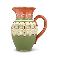 Clearance Bulgarian Troyan Mint Green Pitcher, 1 Litre Jugs & Bottles|Tableware Brands