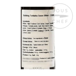 Hot Tonkatsu Sauce, 300ml Ingredients Brands|Japanese Ingredients