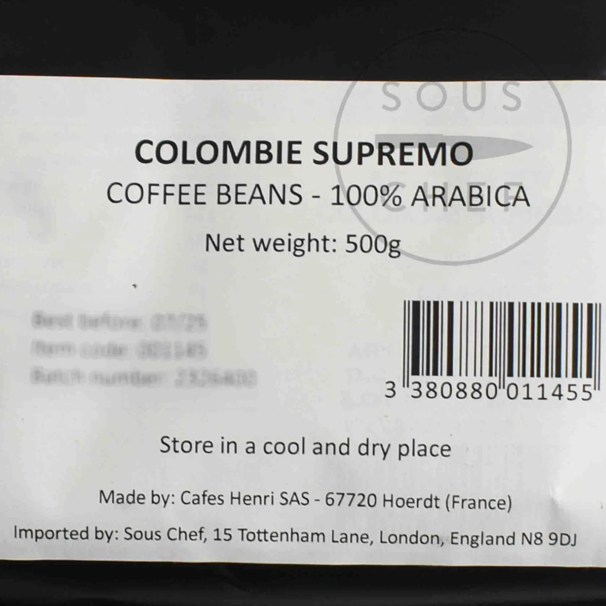 Discount Colombia Supremo Whole Coffee Beans, 500g Drinks|Ingredients Brands