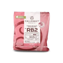 Best Ruby Chocolate Couverture, 400g French Ingredients|Chocolate & Sweets