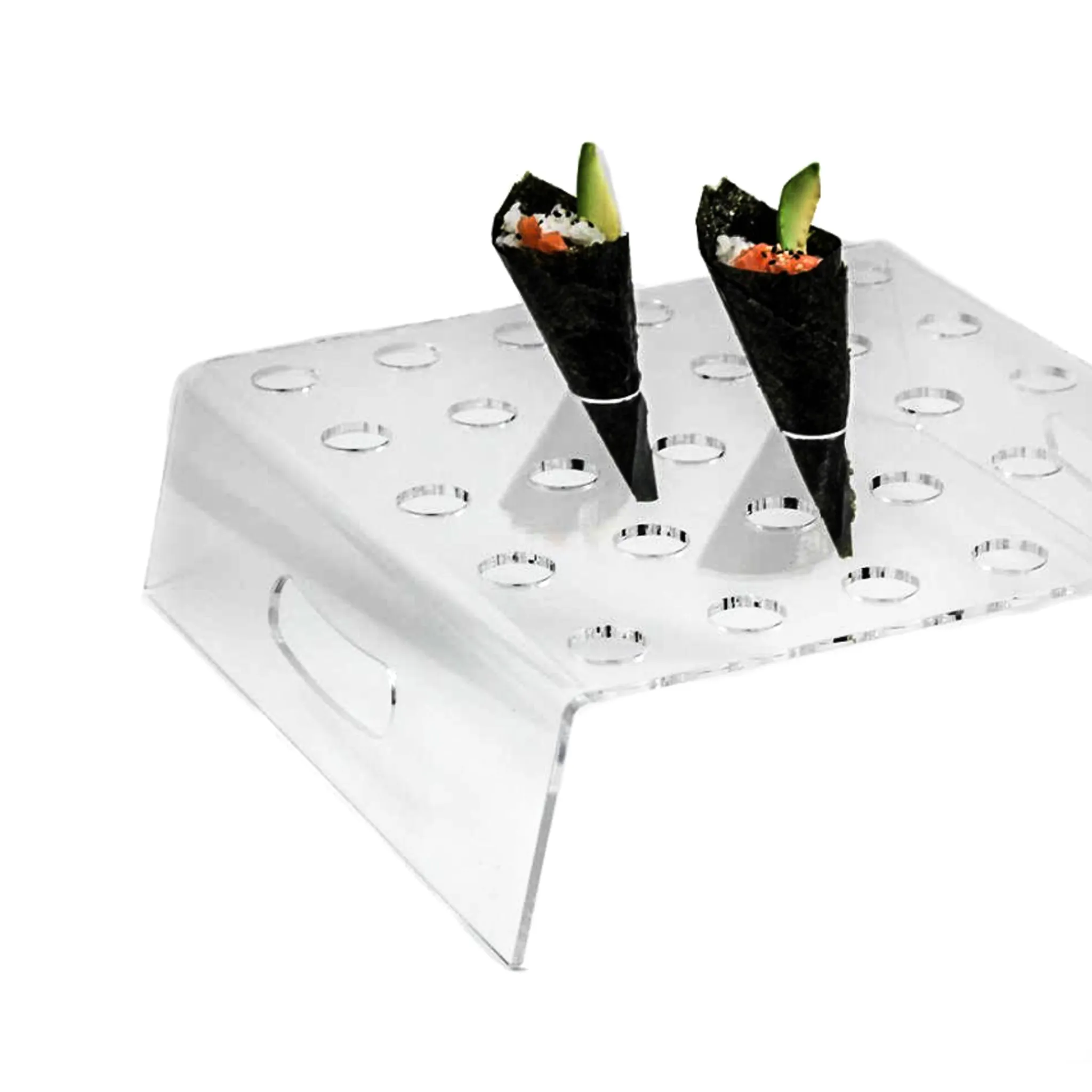 Discount Canape Cone Tray With Handles for 30 cones Tableware Brands|Serveware