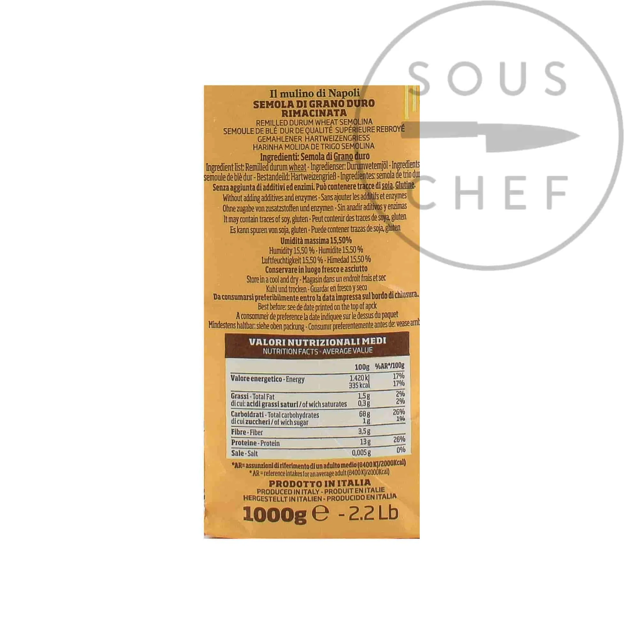 Clearance Semolina Rimacinata Flour Italian Ingredients|Baking Ingredients