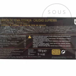New Caramel, Egg Yolk & Marzipan Turron, 150g Ingredients Brands|Spanish Ingredients