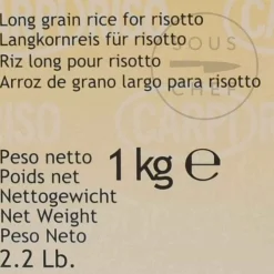 Outlet Arborio Risotto Rice, 1kg Ingredients Brands|Italian Ingredients