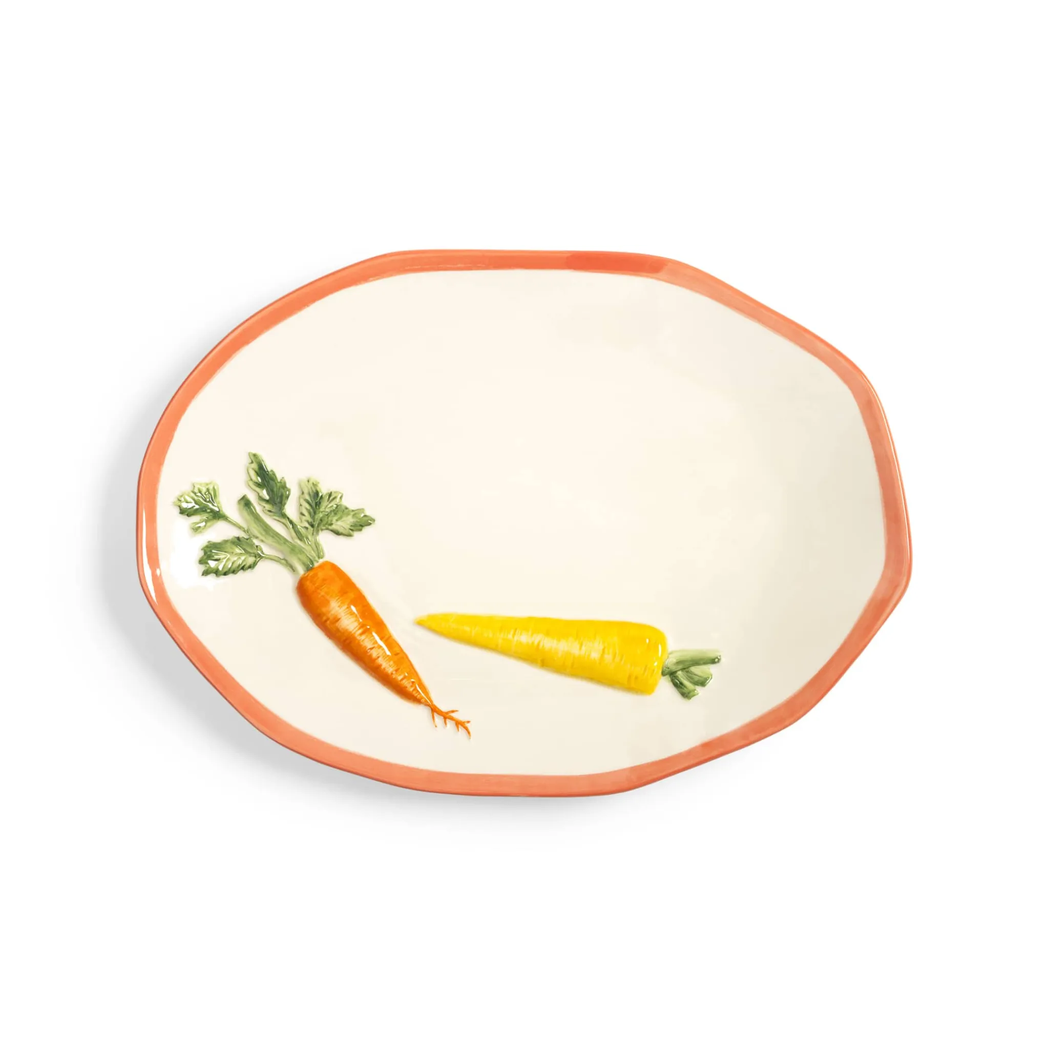 Clearance Carrot Ceramic Platter, 40cm Tableware Brands