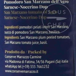 Discount Peeled San Marzano DOP Tomato with Basil, 860g Italian Ingredients|Vegetables