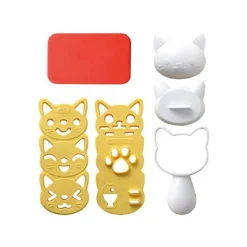 Hot Cat Rice Mould Set Tableware Brands|Japanese Ingredients
