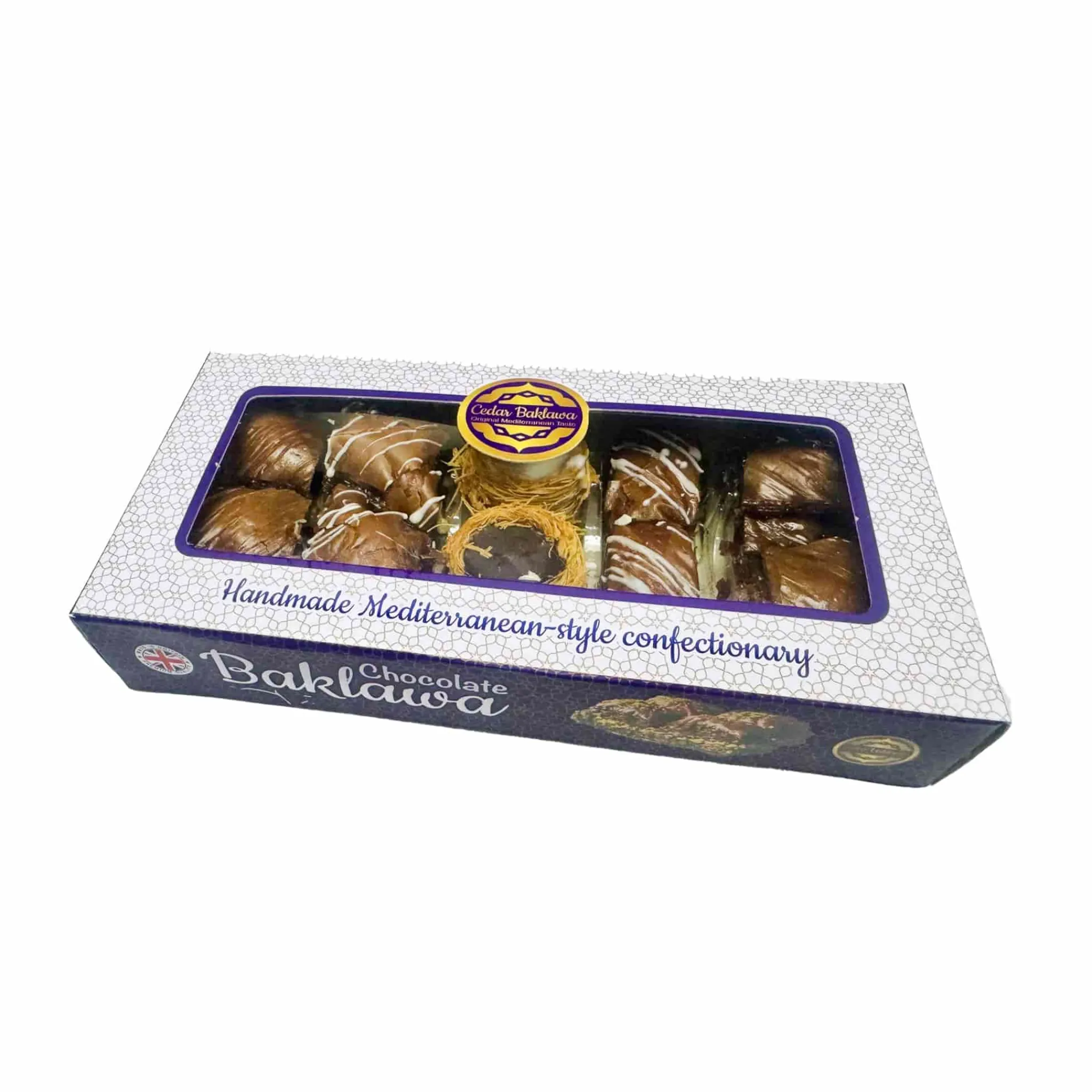 Discount Cedar Handmade Chocolate Flavour Baklawa Selection, 200g Ingredients Brands|Middle Eastern Ingredients
