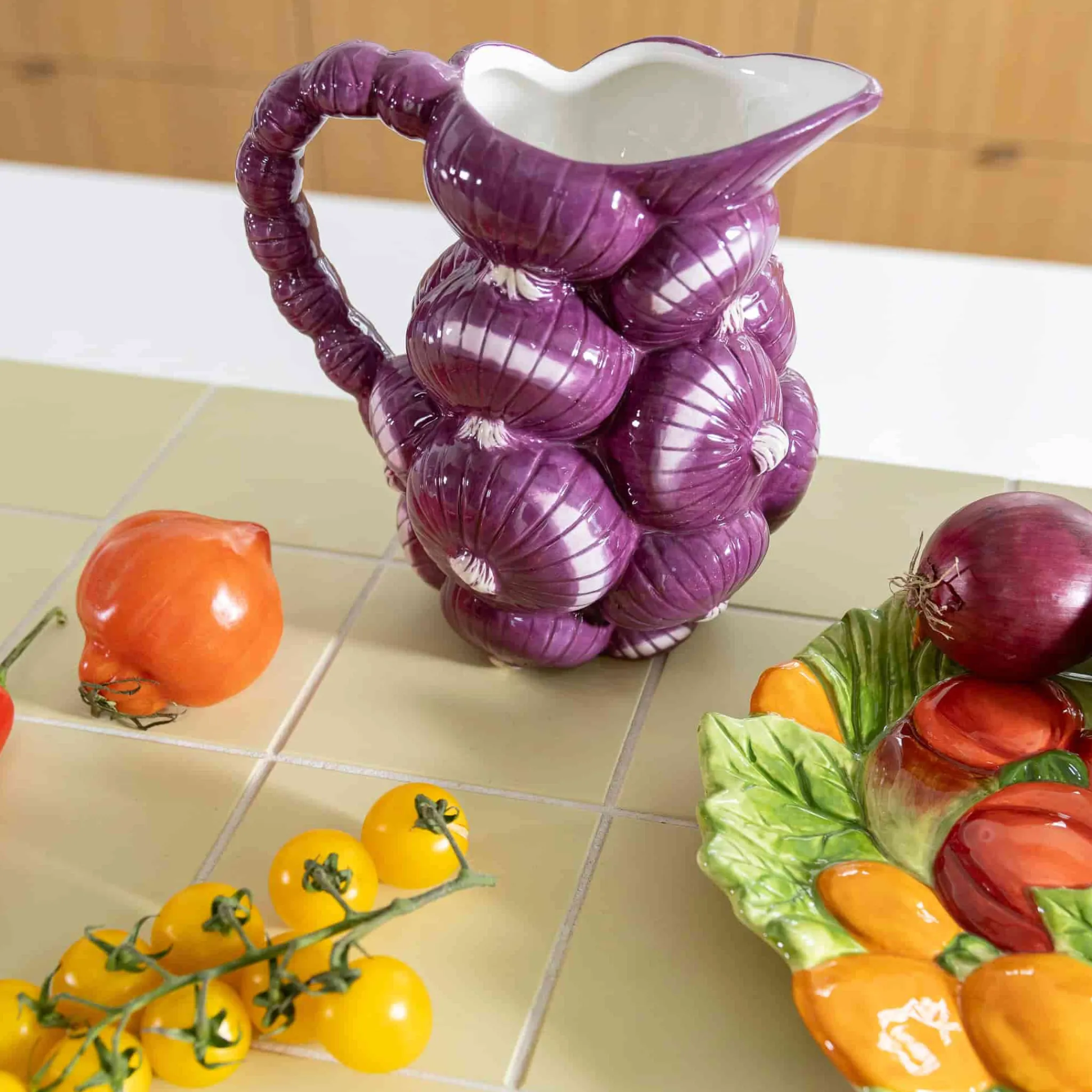 Sale Ceramic Red Onion Jug, 1 Litre Jugs & Bottles|Tableware Brands