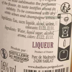 Sale Cherry Rocher Creme de Violette, Violet Liqueur, 500ml Ingredients Brands|French Ingredients