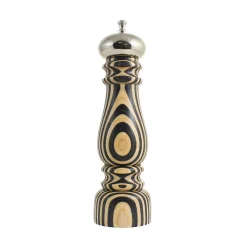 New Black & White Stripe Pepper Mill, 28cm Italian Ingredients|Table Setting