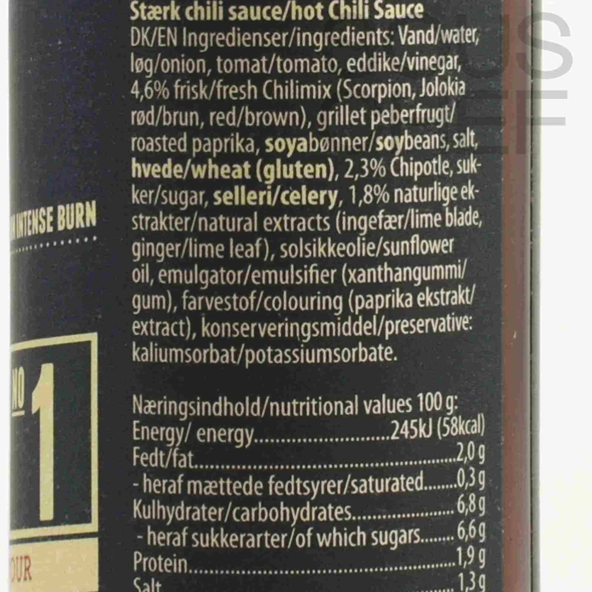 Sale No 1 Smoky Ghost Hot Sauce, 147ml Ingredients Brands|Sauces & Condiments