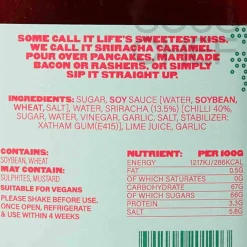 New Sriracha Caramel Sauce, 350g Sauces & Condiments|Ingredients Brands