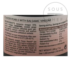 Clearance Balsamic Vinegar Flavour Pearls French Ingredients|Balsamic Vinegar