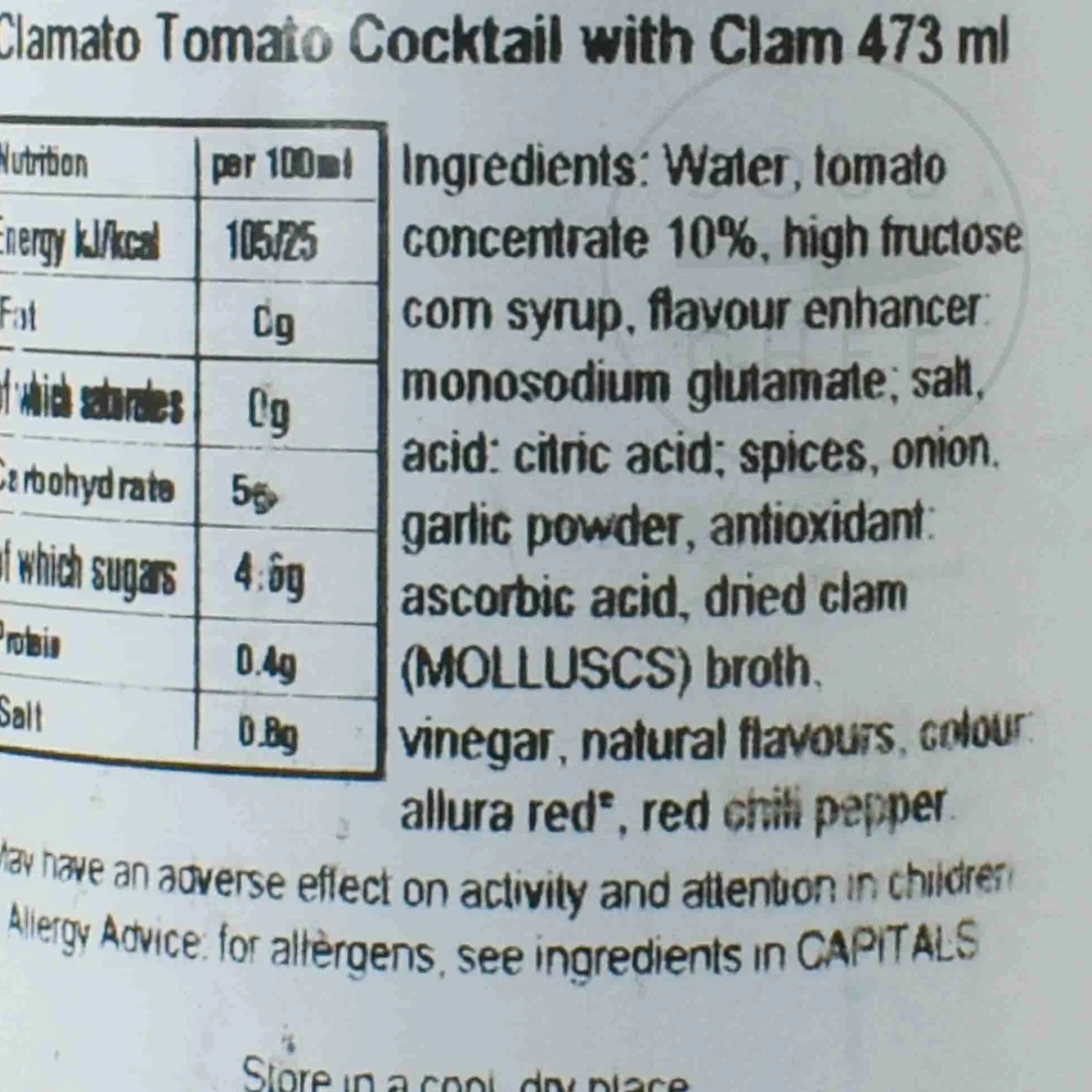 Hot Tomato Cocktail Glass Bottle American Ingredients|Drinks