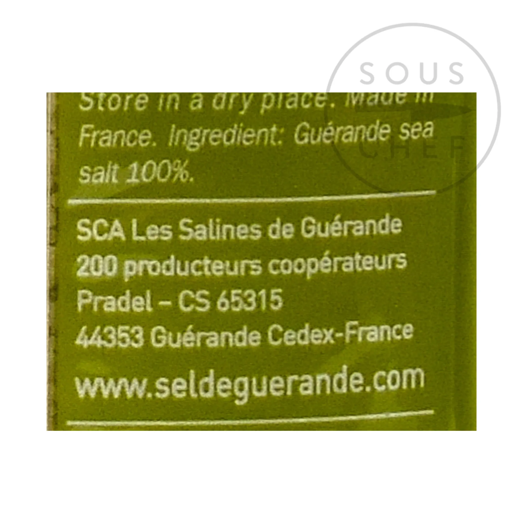 Outlet Coarse Grey Sea Salt, 1kg Ingredients Brands|French Ingredients