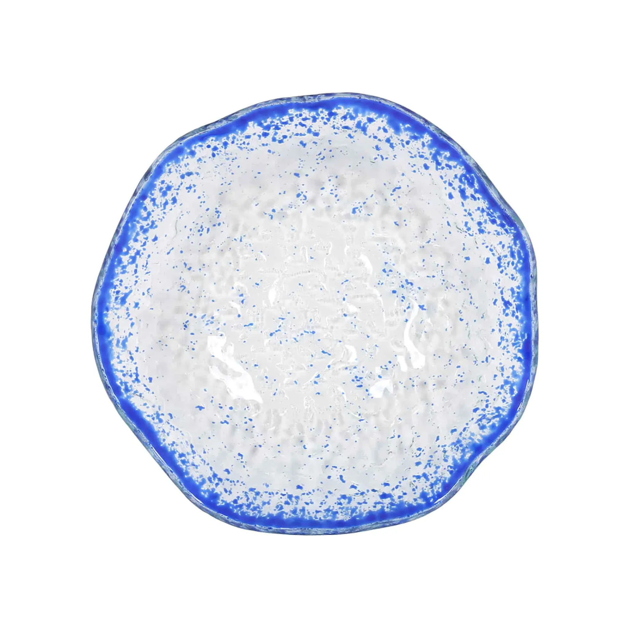 Outlet Cobalt Blue Rim Glass Bowl, 17.5cm Crockery & Dinnerware|Bowls