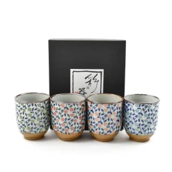 Discount Colourful Japanese Flower Tea Cup Set Tableware Brands|Japanese Ingredients