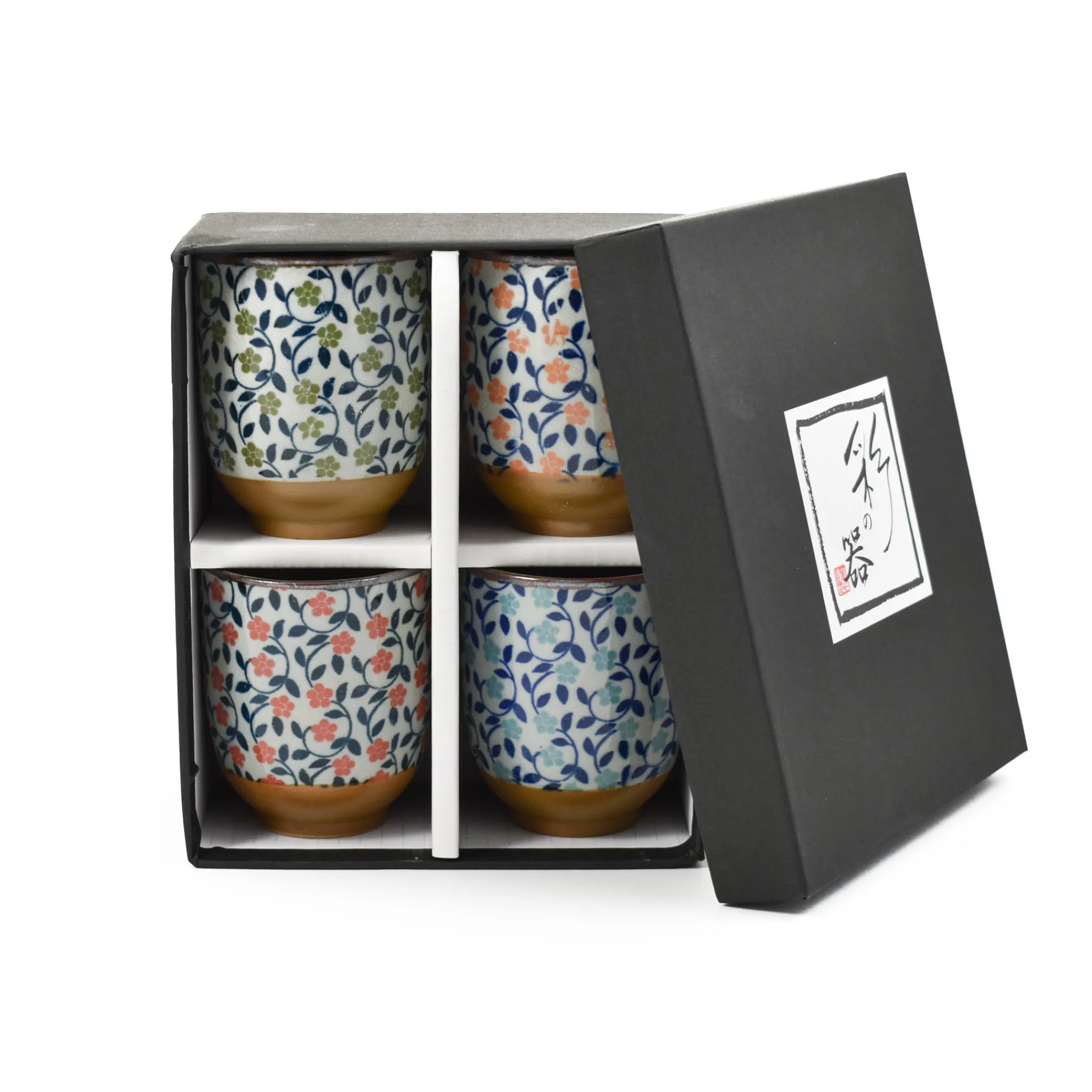 Discount Colourful Japanese Flower Tea Cup Set Tableware Brands|Japanese Ingredients