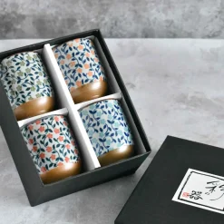 Discount Colourful Japanese Flower Tea Cup Set Tableware Brands|Japanese Ingredients
