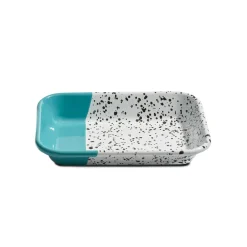 Outlet Colour Pop Enamel Roasting and Serving Dish, Turquoise Middle Eastern Ingredients|Serveware