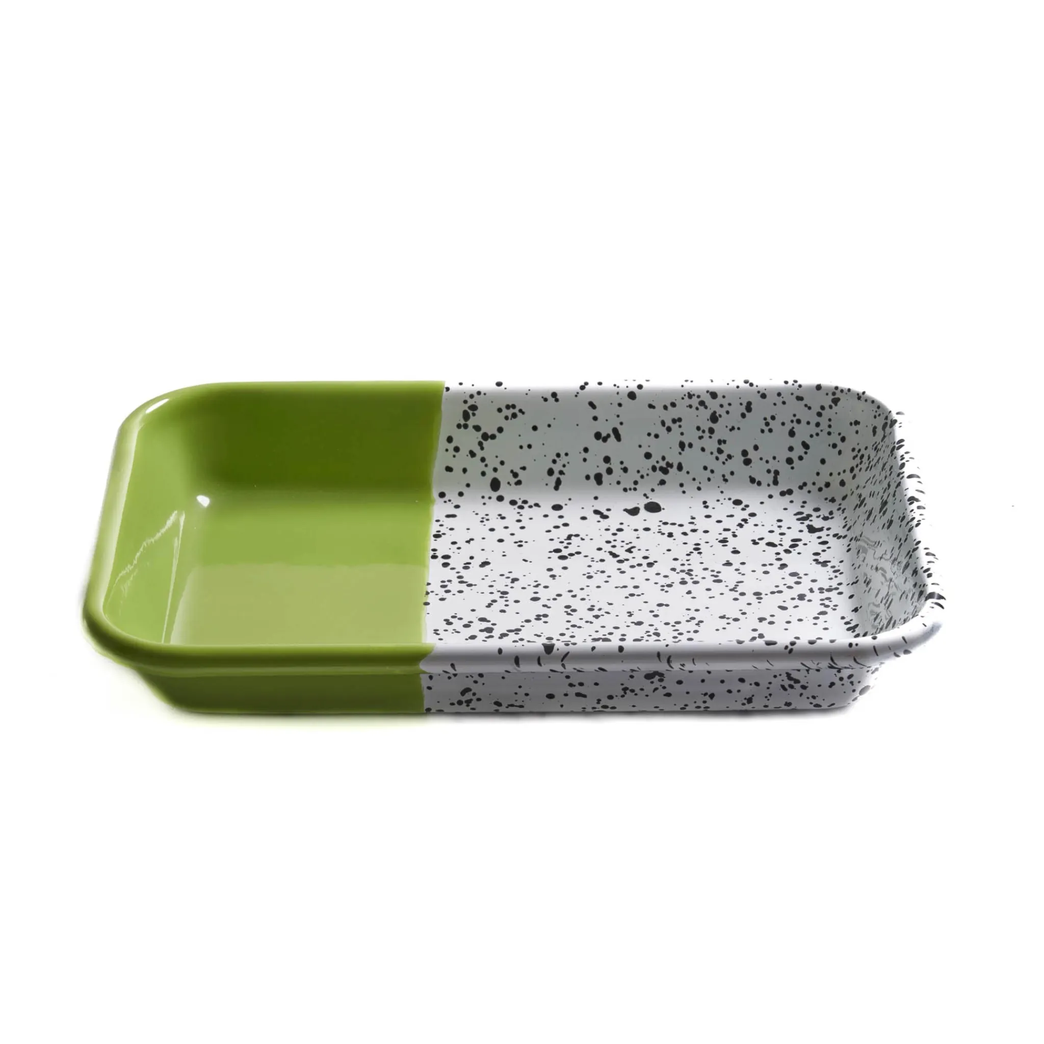Colourpop Enamel Roasting & Serving Dish, Lime Green Baking Supplies & Equipment