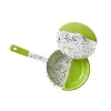Hot Colourpop Enamel Saute Pan with Lid, Lime Green, 16cm dia Pots & Pans