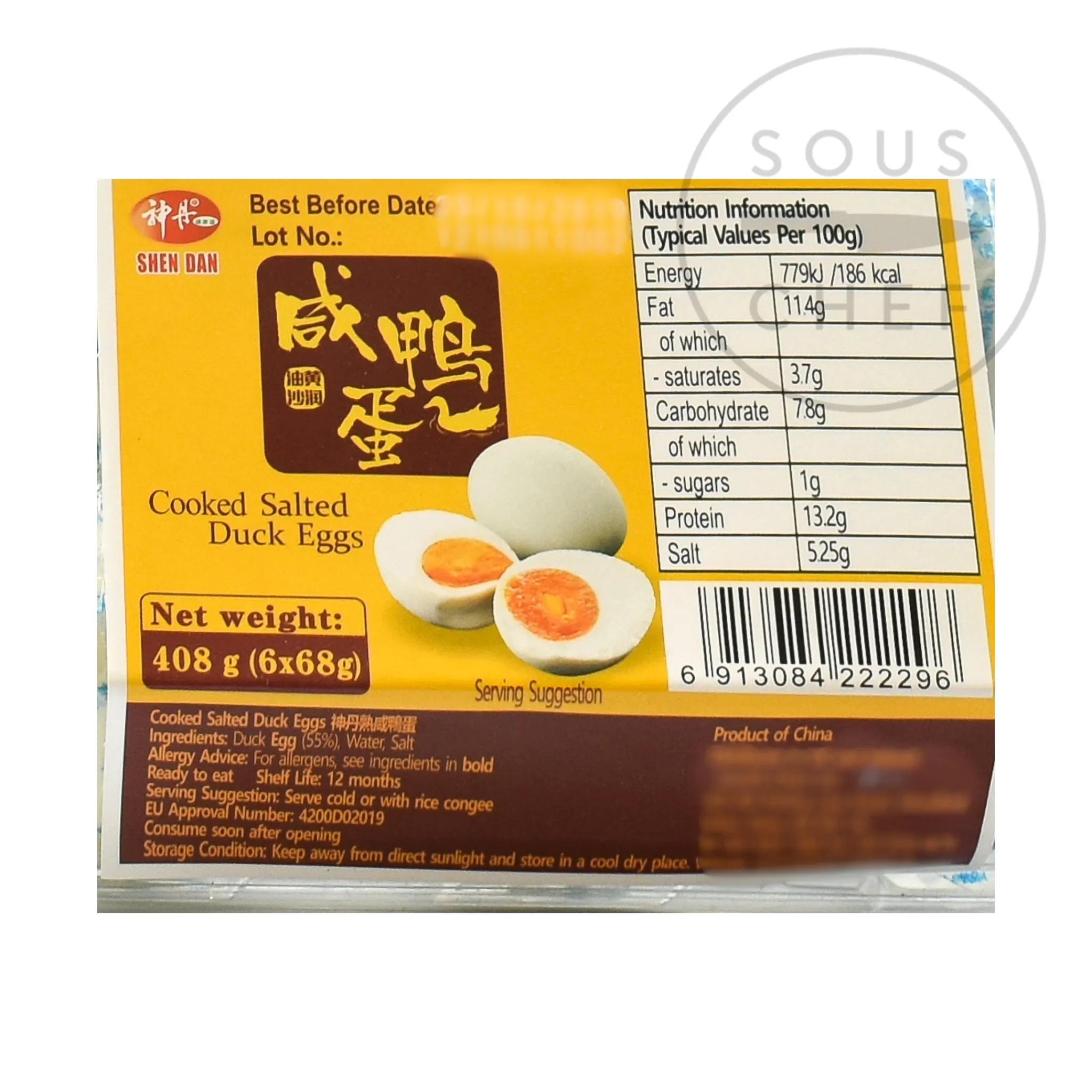 Online Cooked Salted Duck Eggs - 6 eggs Ingredients Brands|Chinese Ingredients