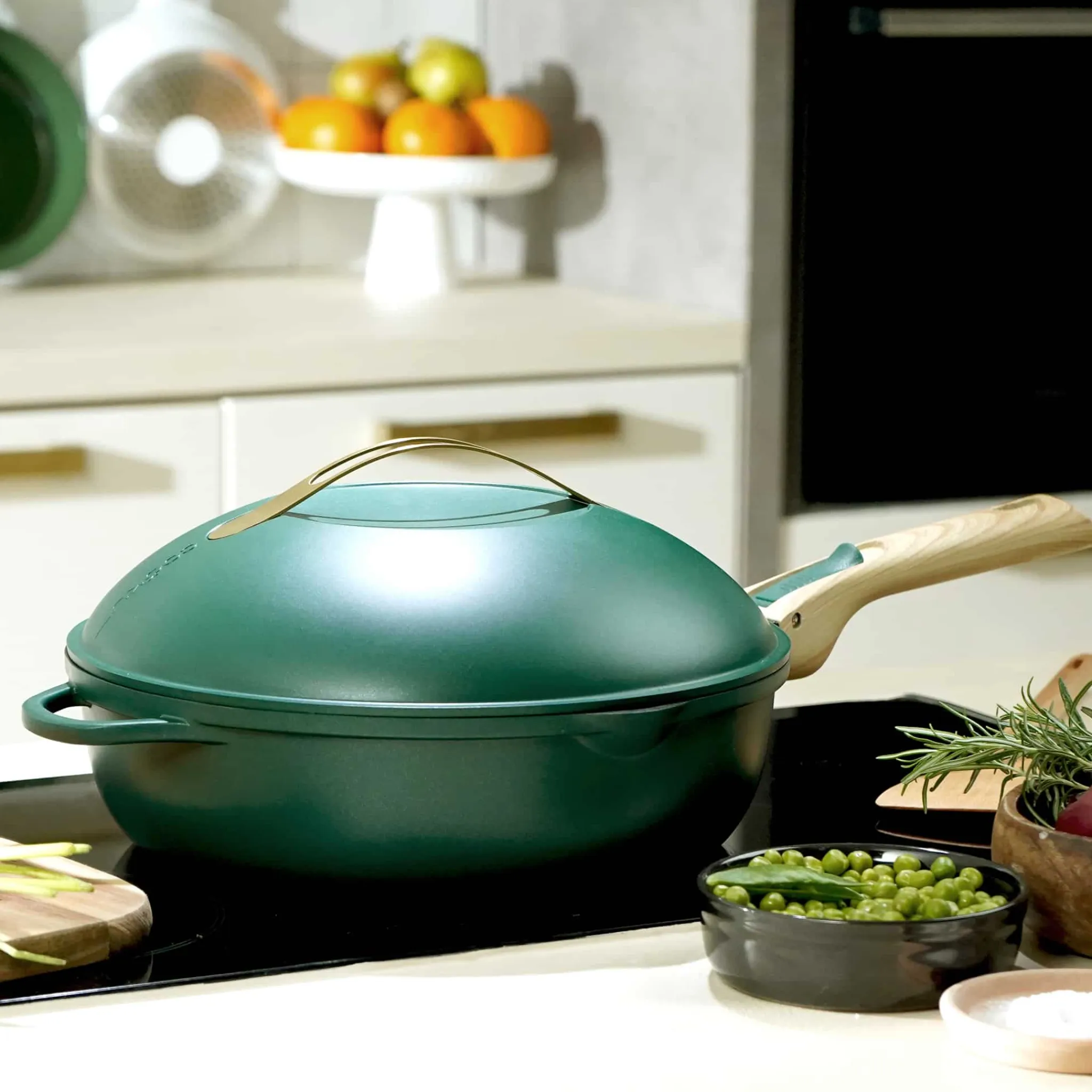Discount Lightweight Non-Stick Green Fabulous Pan, 28cm, BPA-Free Pots & Pans