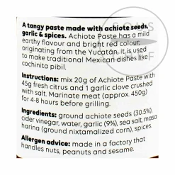 Clearance Achiote Paste, 190g Mexican Ingredients|Sauces & Condiments