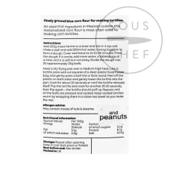 Clearance Blue Masa Harina, 500g Ingredients Brands|Mexican Ingredients