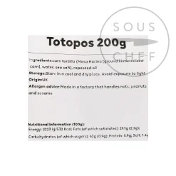Clearance Fresh Totopos Tortilla Crisps, 200g Ingredients Brands|Snacks