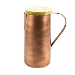 Online Copper & Mango Wood Water Jug, 1250ml Tableware Brands