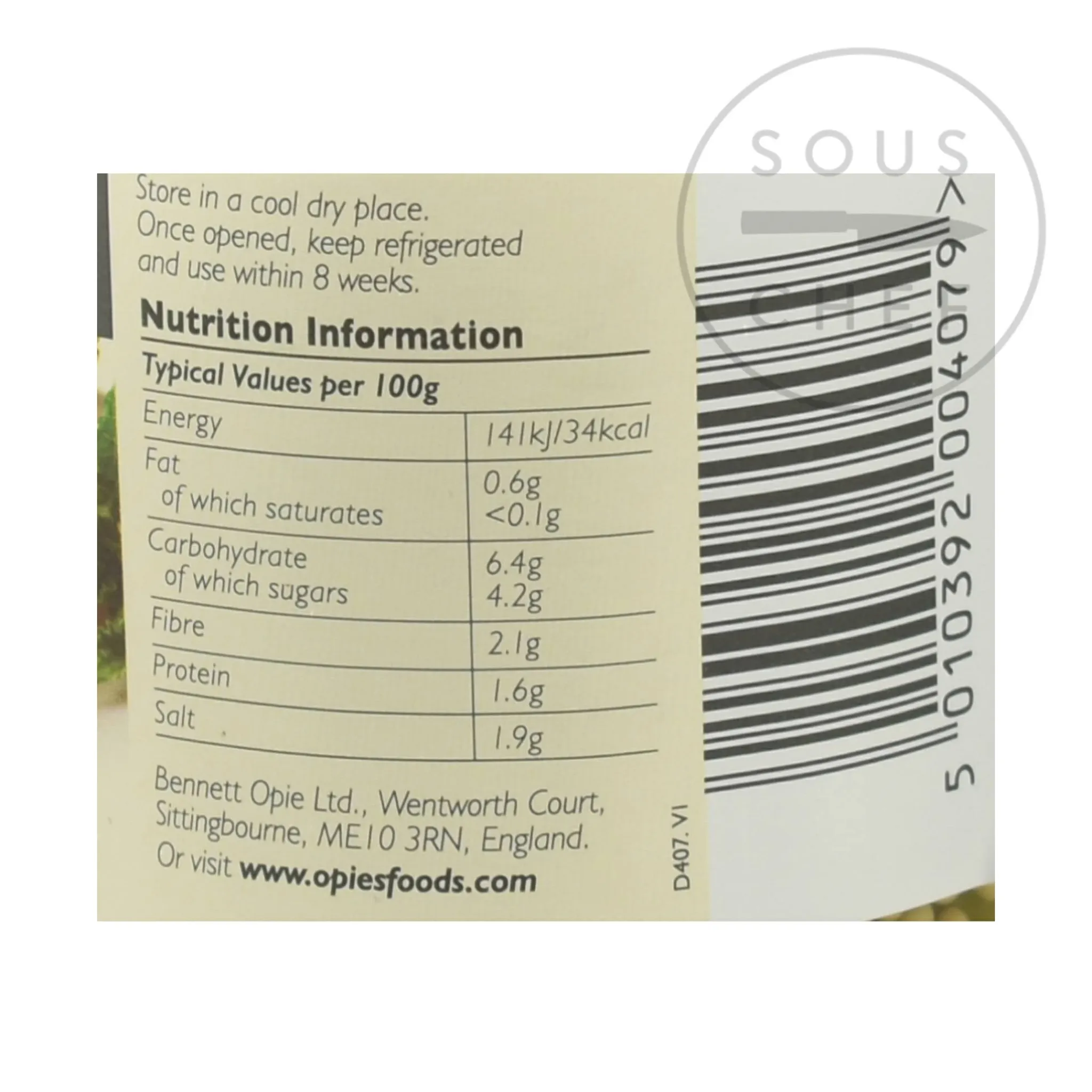 Outlet Cornichons and Pickled Onions, 350g Ingredients Brands|Vegetables
