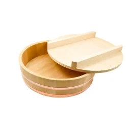 Cypress & Copper Hangiri Sushi Barrel Japanese Ingredients|Japanese Tableware