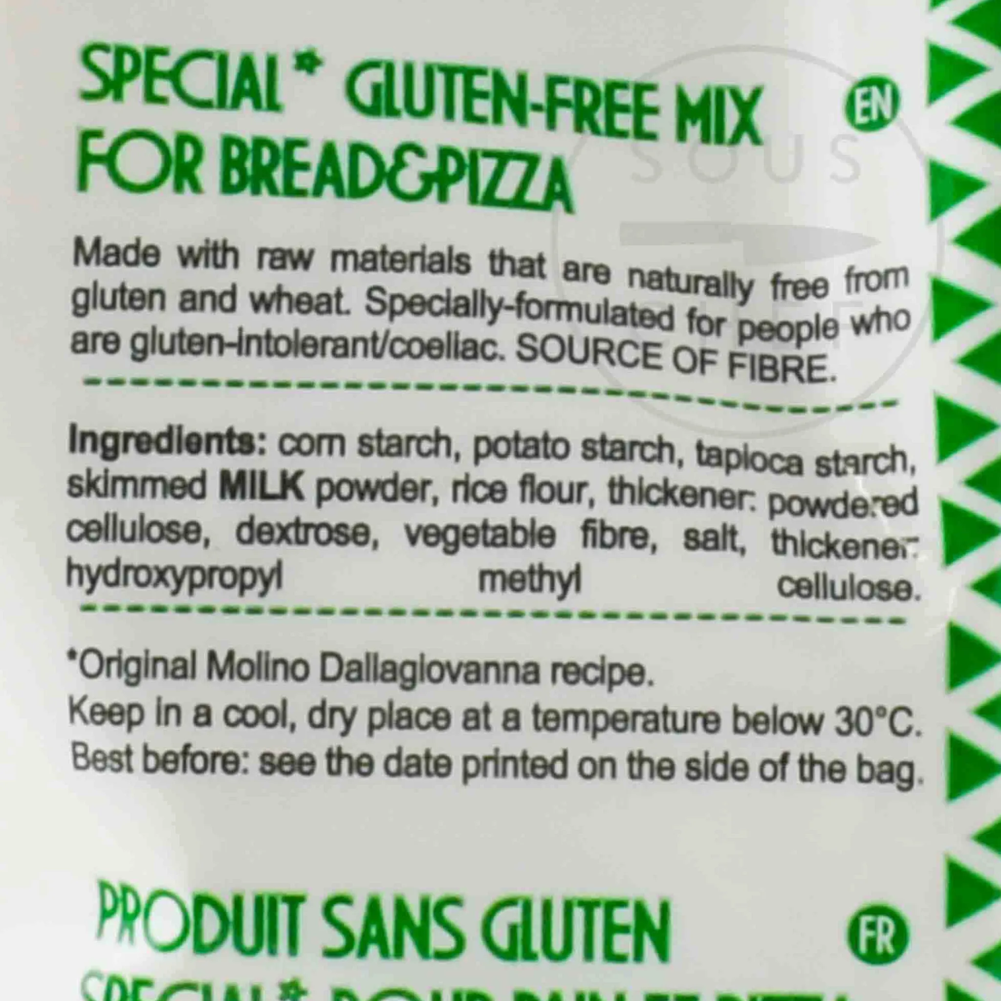 Best Dallagiovanna Gluten Free Pizza & Bread Flour, 1kg Ingredients Brands|Italian Ingredients