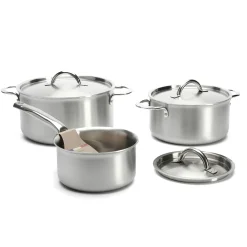 Clearance Alchimy 3 Piece Cookware Set with Lids Pots & Pans