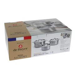 Clearance Alchimy 3 Piece Cookware Set with Lids Pots & Pans