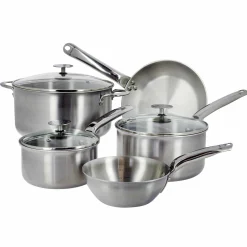 Clearance Alchimy 5 Piece Cookware Set with Lids Pots & Pans