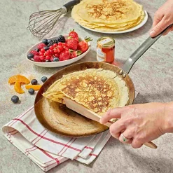Clearance Carbone Plus Crepe Pan with Iron Handle French Ingredients|Pots & Pans