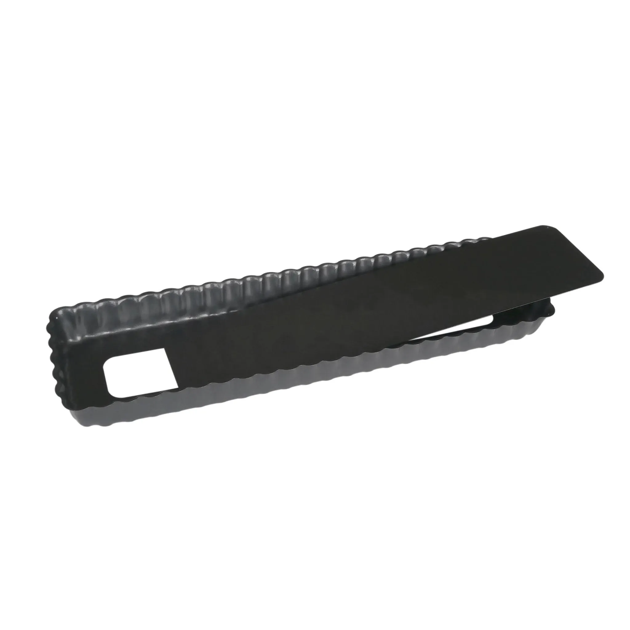 Discount Fluted Rectangle Tart Mould with Loose Base French Ingredients|Baking Supplies & Equipment