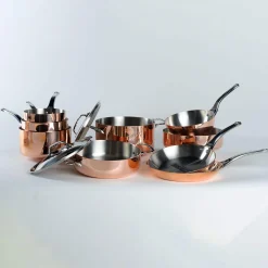 Clearance Inocuivre Copper Frying Pan with Stainless Steel Handle, 28cm Pots & Pans